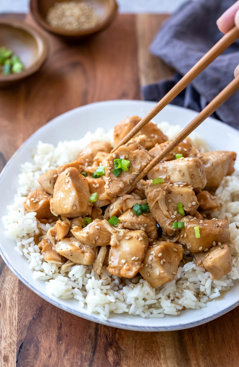 Instant Pot Honey Sesame Chicken Cook Dinner Tonight