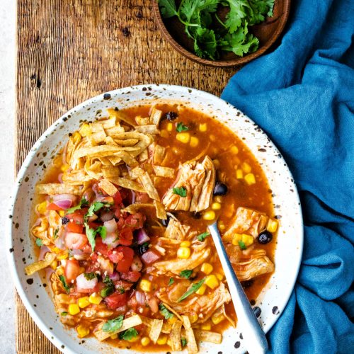 delish chicken tortilla soup