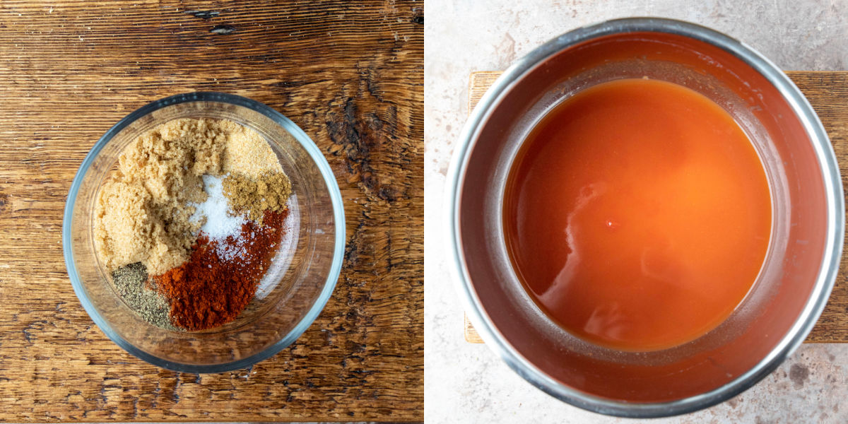 spice rub in a glass bowl