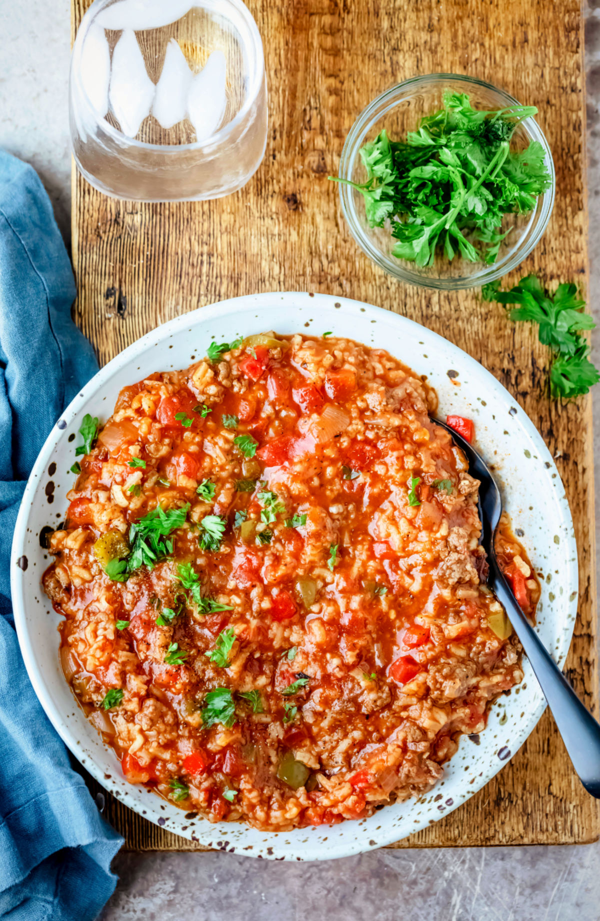 Instant Pot Stuffed Pepper Soup - Eating in an Instant