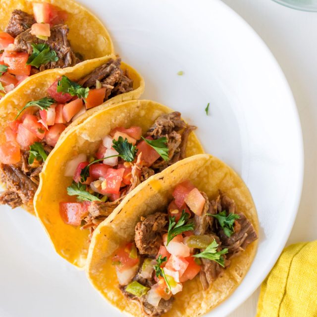 Instant Pot Shredded Beef Tacos - Cook Dinner Tonight