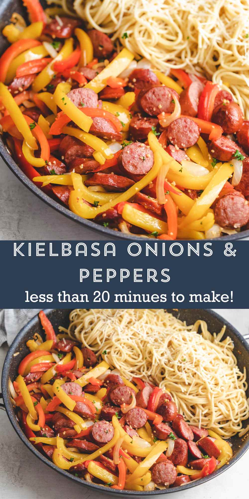 Kielbasa Onions and Peppers - Cook Dinner Tonight